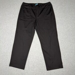 J McLaughlin Leggings Black Pull On Cropped Pants Womens Size L Athletic